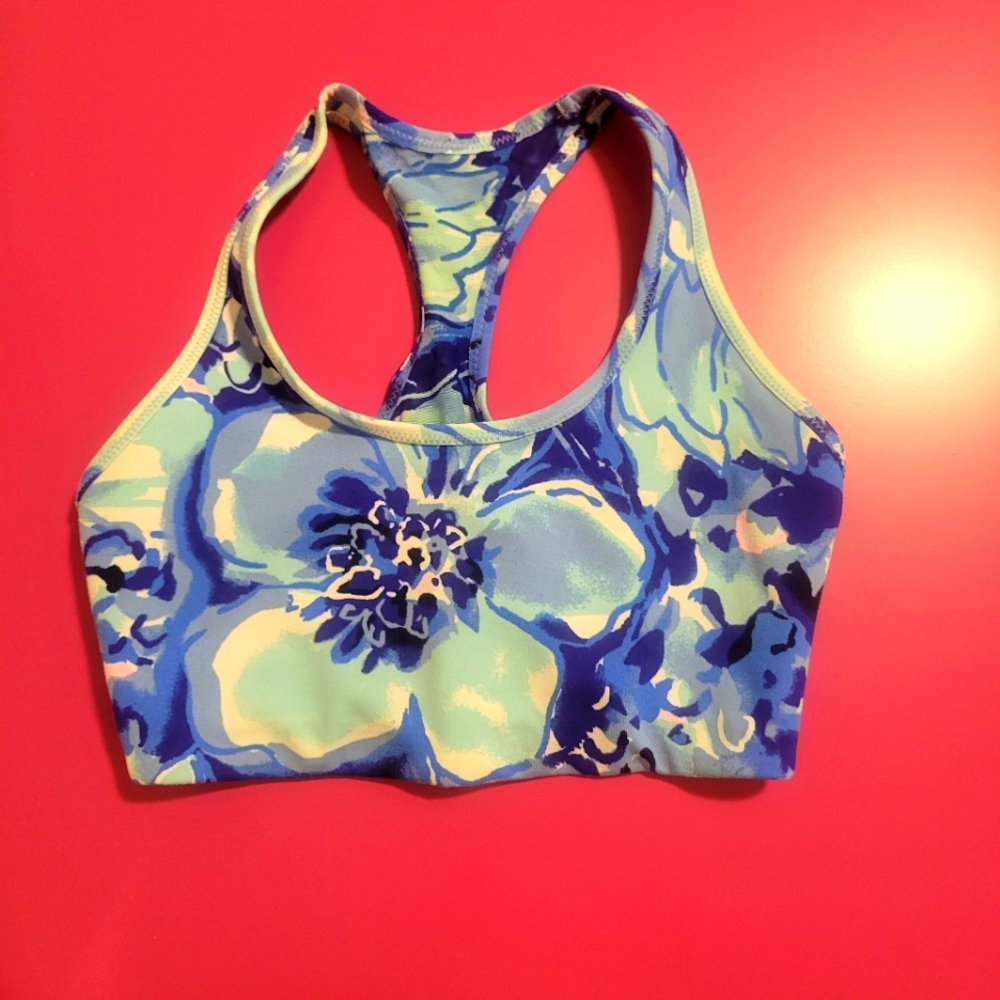 EUC Jaydea Sports Bra Coastal Blue Catch N Keep XXS
